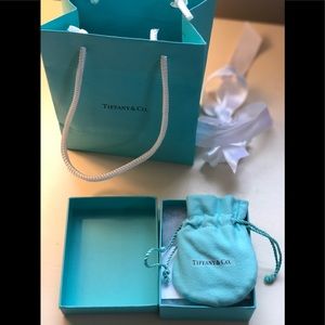 Tiffany necklace with blue heart